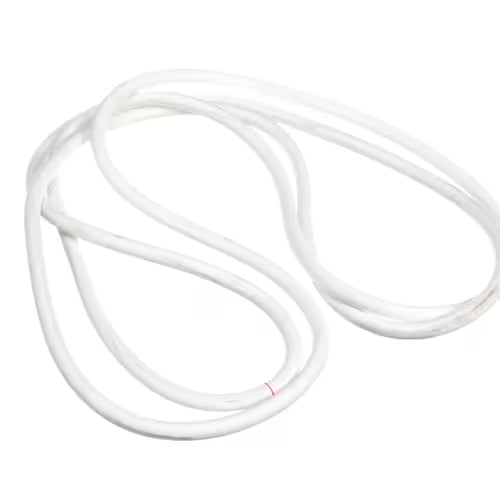 Close-up of gasket 134146100 rubber seal profile for Electrolux washer