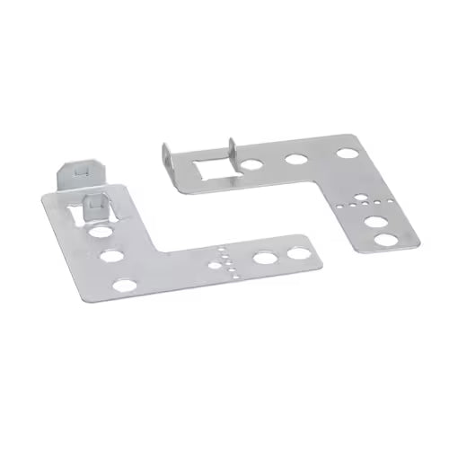 Dishwasher mounting bracket 00170664 installed on Bosch dishwasher