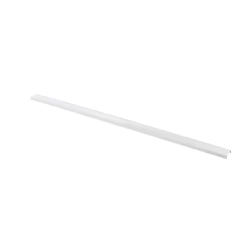 Frigidaire 215366002 retainer bar installed on refrigerator door shelf rail