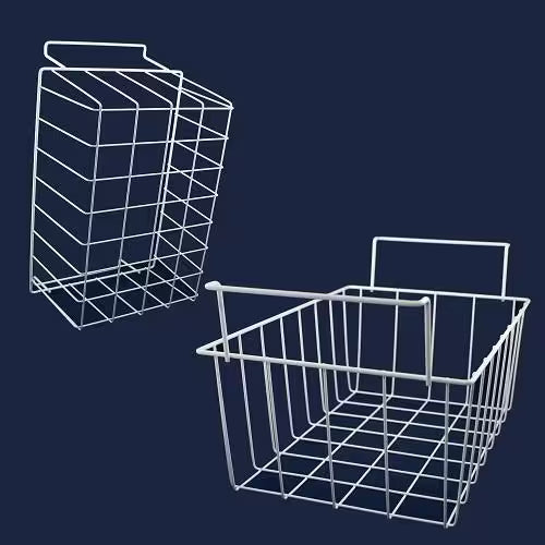 Installation of 216848200 freezer basket mounted in Frigidaire freezer compartment