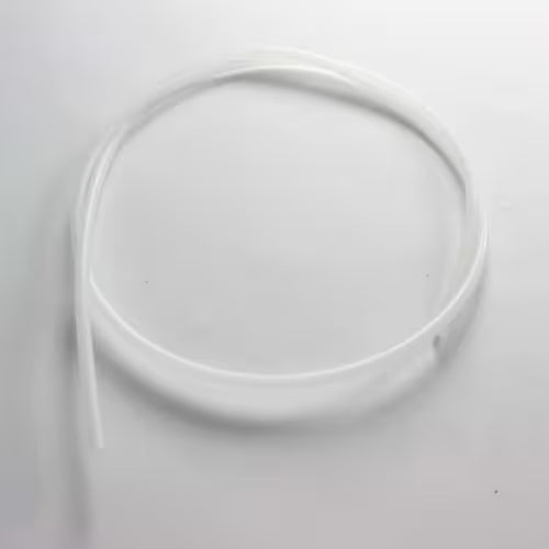 Close-up of Frigidaire 218976409 label on water line tube