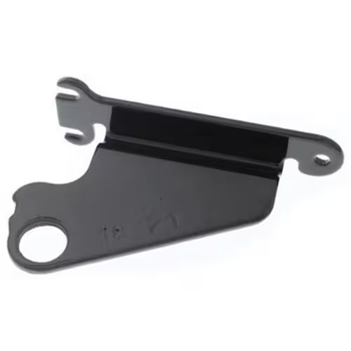 Close-up of Frigidaire part number 240313803 molded on hinge bracket