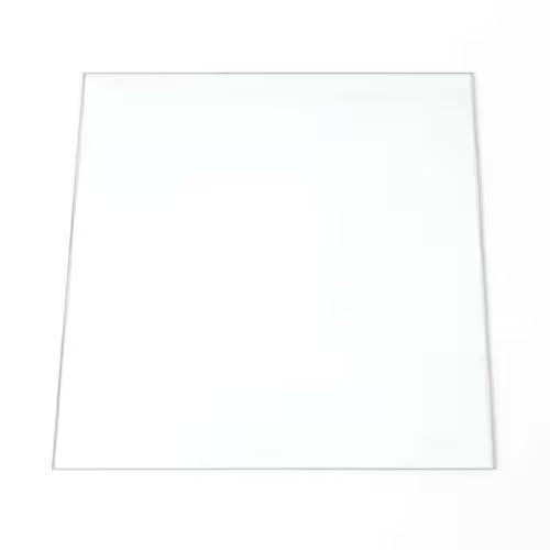 Glass shelf insert 240350603 installed on crisper drawer frame