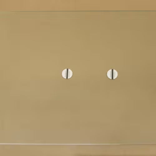 Close-up of part number 240350613 on glass shelf