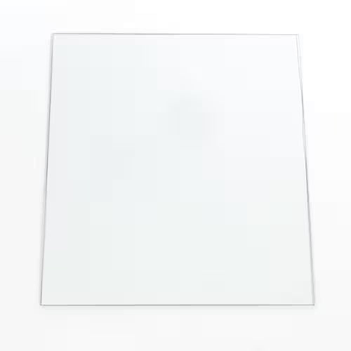 Frigidaire 240350649 glass insert installed in refrigerator crisper drawer