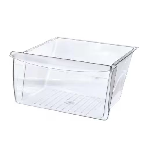Frigidaire 240351207 crisper drawer installed in refrigerator bottom compartment