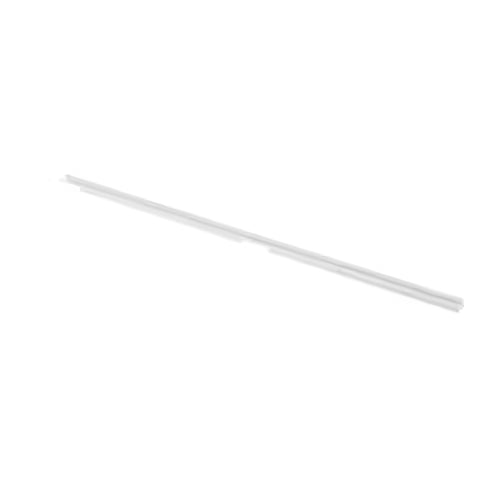 Frigidaire 240561501 trim installed at rear edge of refrigerator shelf