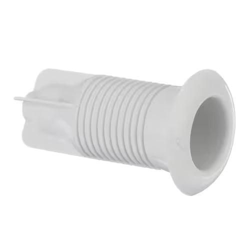 Close-up of part number 241550801 on Frigidaire shelf mounting grommet