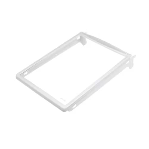 Close-up of part number label 241616607 on shelf insert