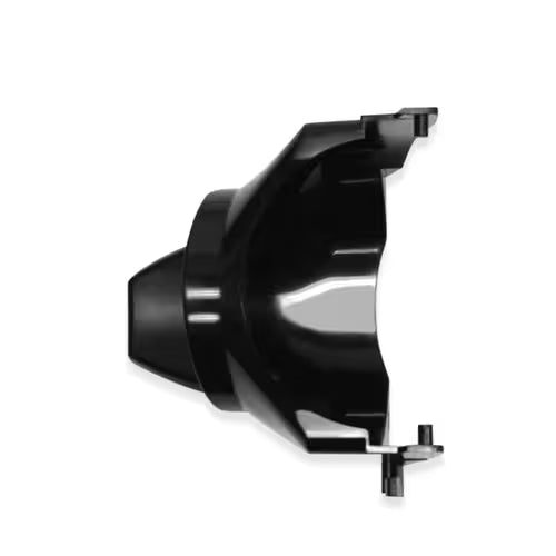 Ice dispenser actuator part 241681903 installed inside refrigerator door dispenser assembly