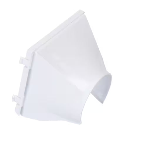 Close-up of LG part number 3016JA2002C molded on funnel