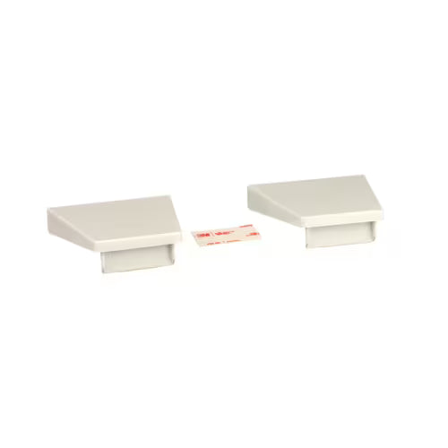 Close-up of part number 4318297 label on shelf bar end cap