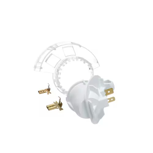 Whirlpool 4387478 light socket kit front view