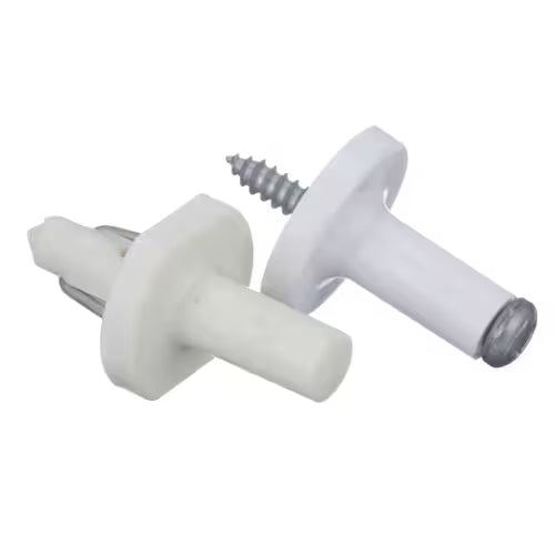 Whirlpool 4388538 shelf support installed in refrigerator liner wall