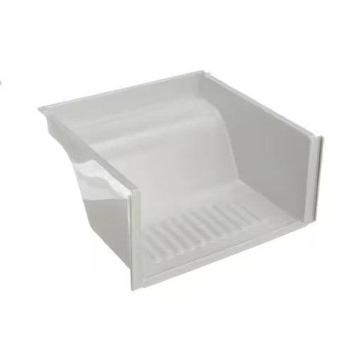 Frigidaire 5303289501 lower crisper drawer pan front view
