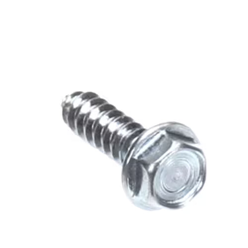 Close-up part number 5304455650 label on Frigidaire screw package