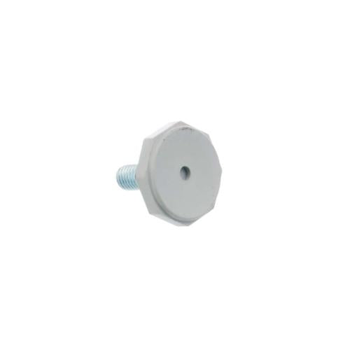 Leveling foot 610643 installed on Bosch washer base