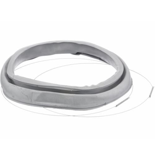 Door boot gasket 00667489 installed on Bosch front-load washer