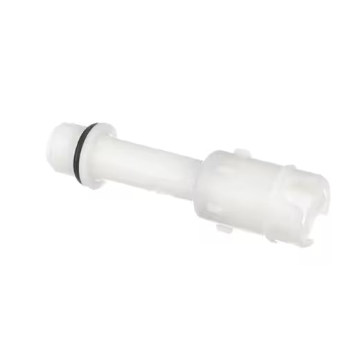 Close-up of Whirlpool check valve 675238 connection port