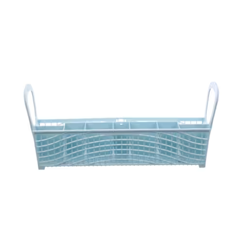 Close-up of Whirlpool basket 8519598 compartments and mounting hooks