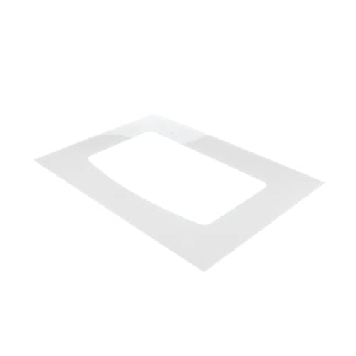 A black appliance bake heating element featuring a wavy coil and a center mounting plate.