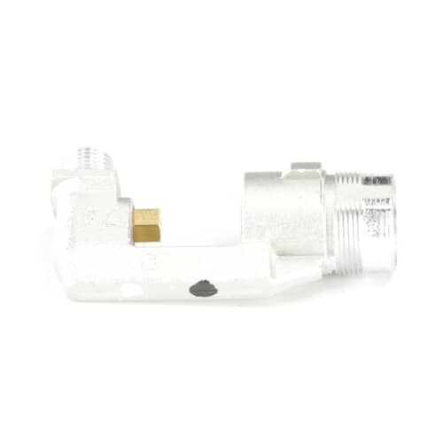 Gas orifice (jet) attached to the metal holder.