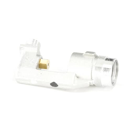 Side view of the gas burner jet holder.