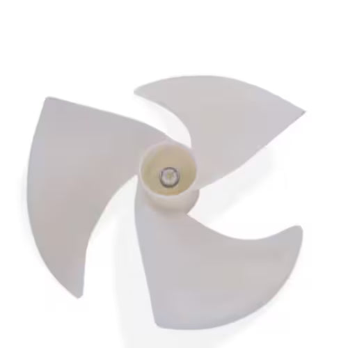 Close-up of part number label DA31-00010D on Samsung fan blade