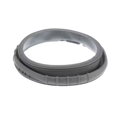Close-up of boot gasket DC64-00802B bellows folds and mounting flange