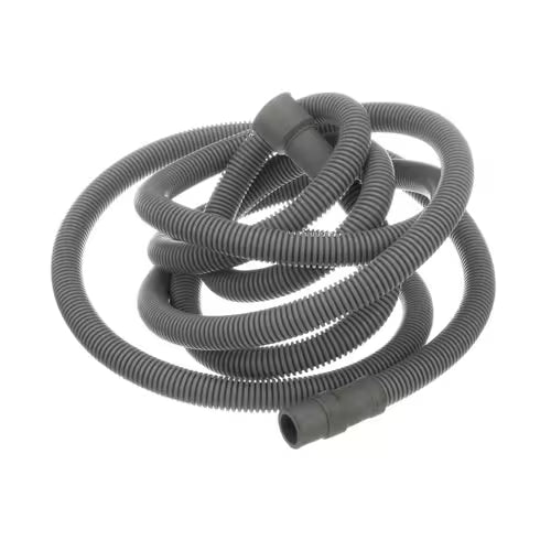 Samsung dishwasher drain hose DD97-00137A installed behind dishwasher