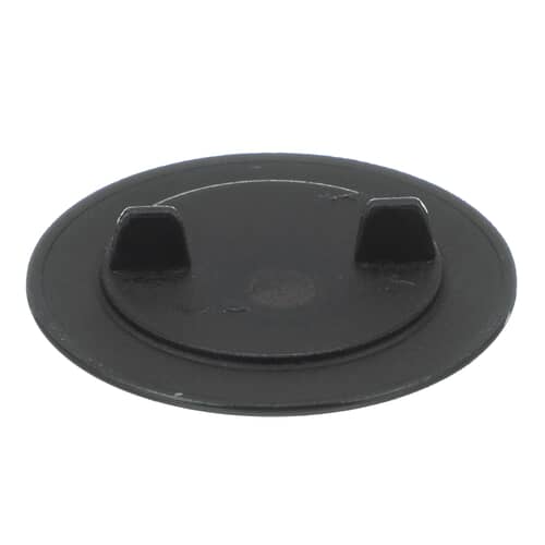 Bottom view of the 316010901 burner cap, showing the attachment points.