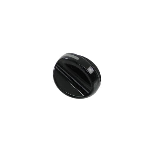 Black Electrolux 316025108 control knob with indicator mark