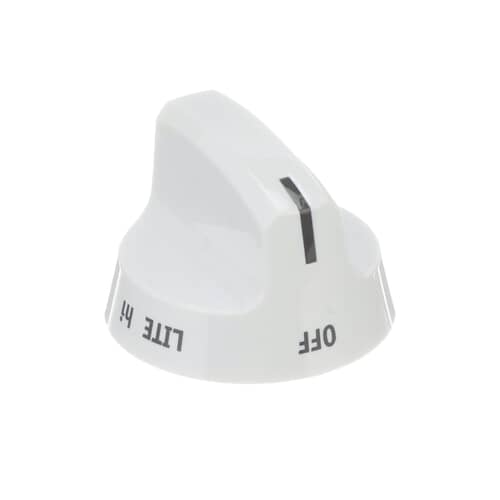 Side profile of a similar Electrolux knob (316543906 series) showing the push-on design.