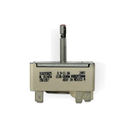 Front view of the 318293825 switch, showing the 8.9-11.0A / 240V electrical ratings.