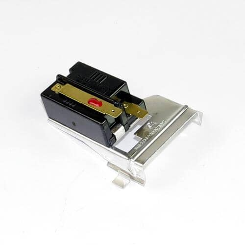 An image of the radiant sensor mounted on its metal flange, shown against a white grid background.