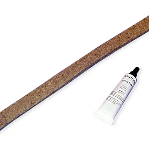 A long strip of the brown/gray felt seal material shown against a plain white background.