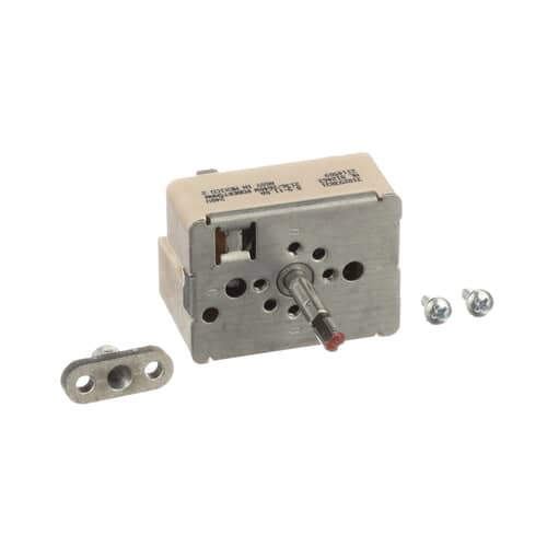 Electrolux 903136-9020 surface element infinite switch kit with mounting screws and bracket.