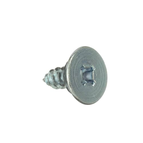 Angled view of the threading and head of the Electrolux mounting screw.