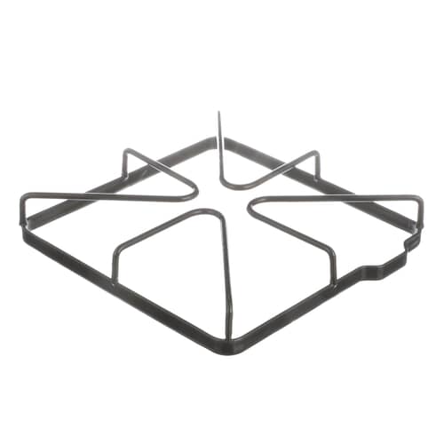 Black wire single burner range grate 316277801 for Electrolux cooktops, showing the notched edge.