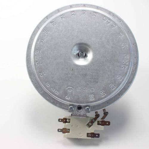 Top view of the Electrolux 318178110 6-inch Surface Element showing the coil and central connector.