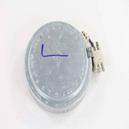 Electrolux 318198817 6-inch 1200W radiant surface heating element assembly.