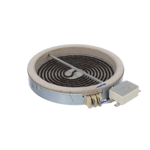 Bottom view of the Electrolux 318198817 radiant element showing the 240V 1200W rating.