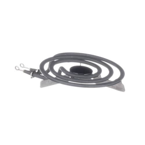 Side view of the Electrolux 318372210 Range Coil Surface Element with clear visibility of the coil and mounting parts.