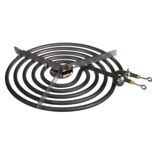 8-inch electric range surface burner coil element 5308011964 for Electrolux appliances, showing the center plate and terminals.