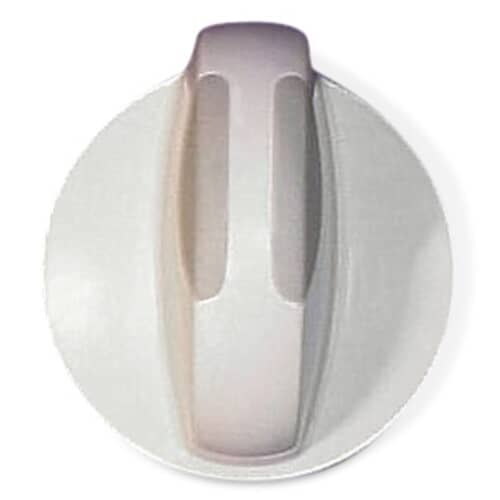 Clean angled view of the white 134844470 selector switch knob