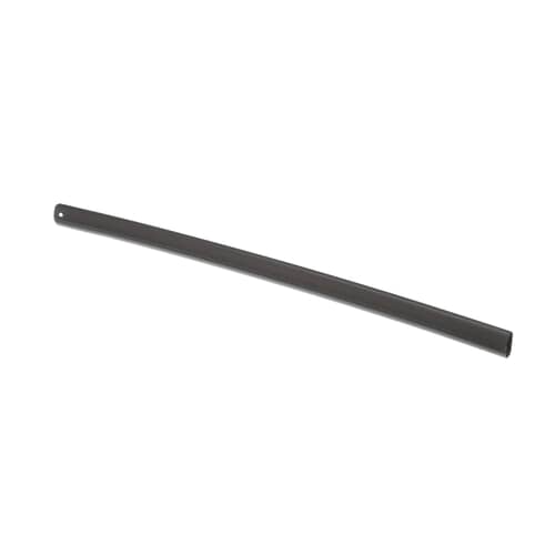 Close-up of the OEM replacement WB15K5076 black oven door handle end.