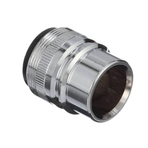 GE WD01X10383 Portable Dishwasher Faucet Adaptor, chrome finish