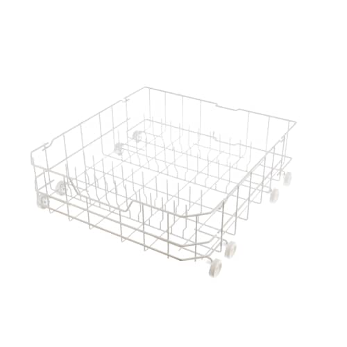 Alternate angled view of the coated wire lower dishrack assembly.