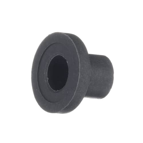 A close-up of the black plastic sleeve, highlighting the clean bore hole where the shaft rotates.