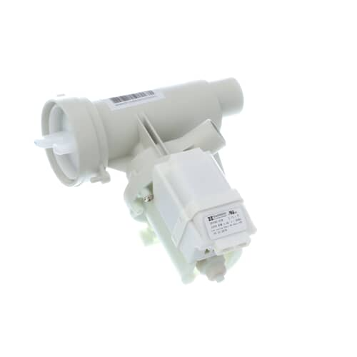 GE WH23X10028 Front-Load Washer Drain Pump and motor assembly with filter cap